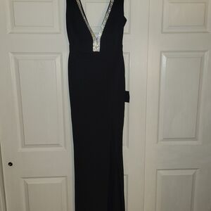 Lulus Black Rhinesrone Mermaid Dress